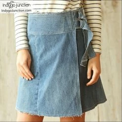 Indygo Junction Sidekick Wrap Skirt Pattern, PDF Download Apparel