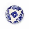 Dritz Hooks & Knobs Ceramic Small Delft Ball Knob, Blue & White
