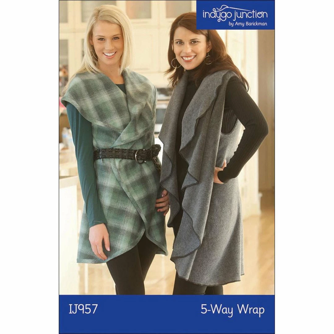 Indygo Junction 5-Way Wrap Pattern 3 Indygo Junction 5-Way Wrap Pattern