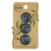 Dritz Recycled Hemp Round Button, 20mm, 3 Pc Buttons & Cover Buttons
