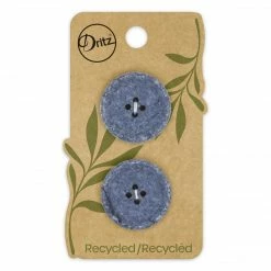 Dritz Recycled Cotton Round Stitch Button, 25mm, 2 Pc Buttons & Cover Buttons 37 Dritz Recycled Cotton Round Stitch Button, 25mm, 2 Pc Buttons & Cover Buttons