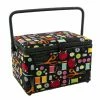Dritz Rectangular Sewing Basket, Large
