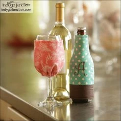 Indygo Junction Home & Storage Koozie Kouture Bottle, Cup & Can Covers Pattern, PDF Download