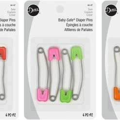Dritz Baby-Safe Diaper Pins, 3-Pack