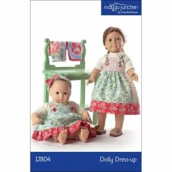 Indygo Junction Dolly Dress-up Pattern, PDF Download Crafts & Toys