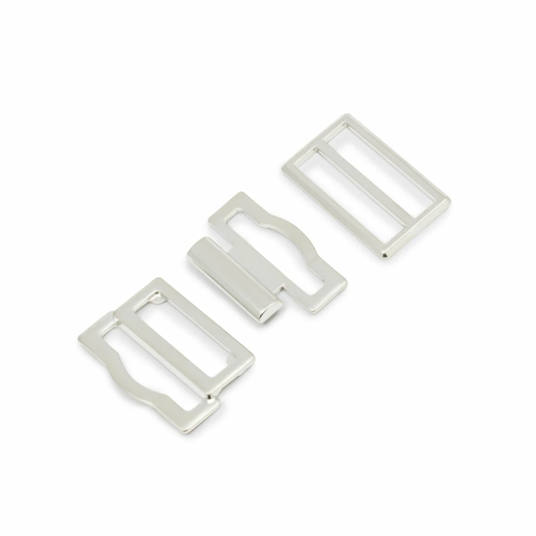 Dritz Cummerbund Buckle Set, Nickel Buckles 5 Dritz Cummerbund Buckle Set, Nickel Buckles