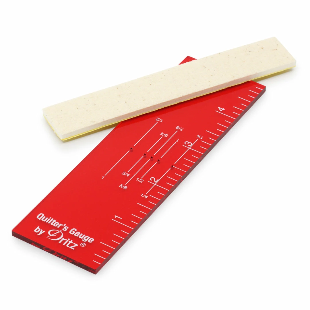 Dritz Machine Seam Gauge & Adhesive Guide Quilting Accessories 4 Dritz Machine Seam Gauge & Adhesive Guide Quilting Accessories