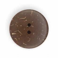 Dritz Sustainable Coconut Round Button, 23mm, 2 Pc Buttons & Cover Buttons