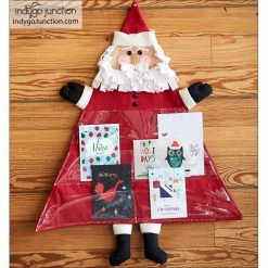 Indygo Junction Holiday Santa's Advent Calendar & Christmas Card Holder Pattern
