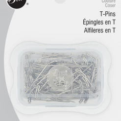 Dritz 1" T-Pins, Nickel, 75 Pc