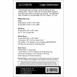 Indygo Junction Legs Celebrate Stuffed Witch & Elf Decor Pattern