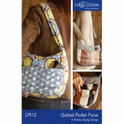 Indygo Junction Purses & Accessories Quilted Pocket Purse Pattern, PDF Download