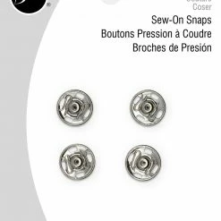 Dritz Sew-On Snaps, 4 Sets, Size 3