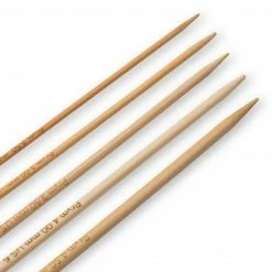 Prym Double-Pointed Knitting Needles Set, Bamboo, 2.5-4.5mm