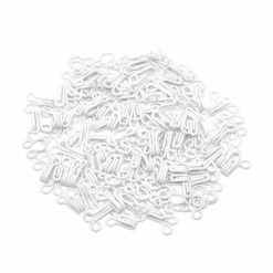 Dritz Hooks & Eyes, 72 Sets, White Bulk Notions
