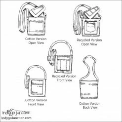 Indygo Junction Recycled Cargo Pocket Purse Pattern Purses & Accessories