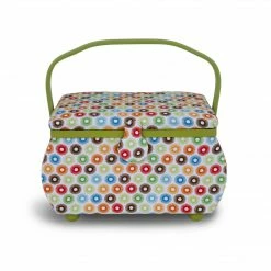 Dritz Curved Sewing Basket, Large Sewing Baskets & Storage
