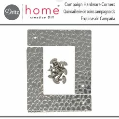 Dritz Textured Campaign Corners, Small, 4 Pc