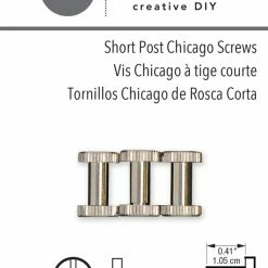 Dritz Short Post Chicago Screws, 3 Pc