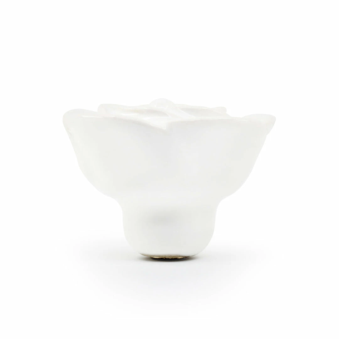 Dritz Ceramic Flower Knob, White 4 Dritz Ceramic Flower Knob, White