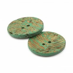 Dritz Sustainable Coconut Round Button, 23mm, 2 Pc Buttons & Cover Buttons
