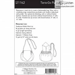 Indygo Junction Purses & Accessories Recycled Tie-to-Go Purse Pattern