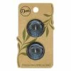 Dritz Recycled Hemp Round Button, 25mm, 2 Pc