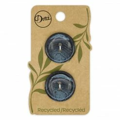 Dritz Recycled Hemp Round Button, 25mm, 2 Pc