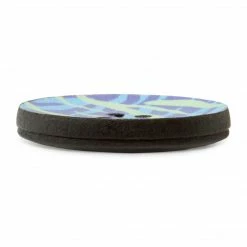 Dritz Buttons & Cover Buttons Recycled Leather Round Button, 30mm, Multicolor Print
