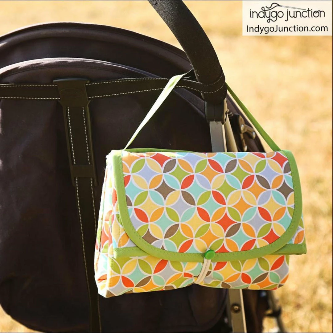 Indygo Junction Take-Along Diaper Changing Mat Pattern Home & Storage 4 Indygo Junction Take-Along Diaper Changing Mat Pattern Home & Storage