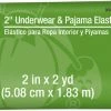 Dritz 2" Underwear & Pajama Elastic, White, 2 Yd Elastics