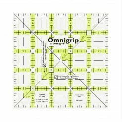 Omnigrid Non-Slip Square Ruler, Neon