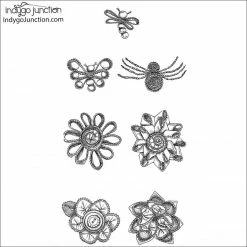 Indygo Junction Purses & Accessories My Garden Zips Pattern, PDF Download